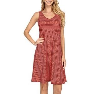 Prana Amelie Tribal Print Stretch Midi Dress